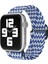 Newface Apple Watch 38MM Star Kordon - Zigzag Beyaz-Mavi 1