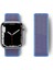 Newface Apple Watch 42MM Hasırlı Cırtcırtlı Kordon - Mor 1