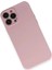 Newface iPhone 13 Pro Kılıf Nano Içi Kadife Silikon - Pembe 3