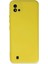 Newface Realme C11 2021 Kılıf Nano Içi Kadife Silikon - Sarı 1