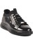 Siyah Rugan Hakiki Deri Erkek Sneaker 70819 M 1