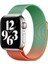 Newface Apple Watch 38MM Metal Mıknatıslı Kordon - Turuncu-Yeşil 1
