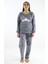 Yıldız Desenli Polar Pijama Takımı 1