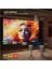 Android Tv 4K Destekli Projeksiyon Cihazı +Auto Focus+Auto Keystone Leısure H300A 6g Wi-Fi+5.2 Bluetooth 240 Inç Yansıtma+Hifi Dolby Ses Sistemi Koyu Gri 2