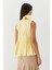 Kuşak Bağlamalı Kolsuz Bluz Sarı 5