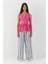 Kuşak Bağlamalı Kolsuz Bluz Fuşya 3