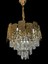 Gold 5'li Kristal Avize 1