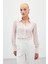 Boncuk Aksesuarlı Gömlek - Pudra 2