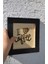 El Yapımı 20 × 20 cm Ahşap Duvar Panosu Kahve Aşığı Tasar 2