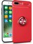 Newface iPhone 7 Plus Kılıf Range Yüzüklü Silikon - Kırmızı 1