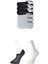 Siyah ve Beyaz Erkek Görünmez Çorap 6 Çift 1