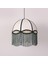 Mylamp Hayal 45X55 cm Doğal Hazeran ve Keten Kumaş Avize 4