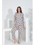 Angelique %100 Pamuk Uzun Kol Kadın Pijama Takımı 21512 1