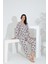 Angelique %100 Pamuk Uzun Kol Kadın Pijama Takımı 21512 4