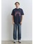 Baskılı Lacivert Tişört 0612882-89353 2
