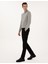 Erkek Siyah Slim Fit Kanvas Pantolon 50310903-VR046 3