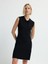 Fiyonk Detaylı Triko Elbise Siyah 12445599000 4