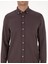 Erkek Koyu Kahverengi Regular Fit Uzun Kollu Gömlek 50311487-VR084 6