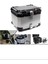 Universal Alüminyum Kasa Ithal Motosiklet Çantası TPX45S Model Motor Çantası 45 Lt Gümüş 3
