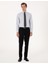 Erkek Açık Gri Regular Fit Uzun Kollu Basic Gömlek 50316742-VR001 5