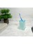 2 Adet Diş Fırçalık Buz Mavisi Akrilik 6X6X11CM Banyo Seti 5
