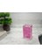 2 Adet Diş Fırçalık Pembe Çiçekli Akrilik 6X6X12CM Banyo Seti 4