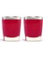 2 Adet Diş Fırçalık Gri Pembe Poliresin 8X4X11CM Banyo Seti 3