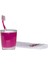 2 Adet Diş Fırçalık Gri Pembe Poliresin 8X4X11CM Banyo Seti 8