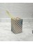 2 Adet Diş Fırçalık Puanlı Poliresin 6X6X10CM Banyo Seti 2