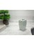 2 Adet Seramik Diş Fırçalık Çiçekli Su Yeşili 7X7X12CM Banyo Seti 5
