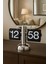 Sayfa Çevirmeli Masa Saati modern Retro Tasarım Flip Clock Ev ve Ofis Dekoratif Masaüstü Saat Hediye 1