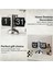 Sayfa Çevirmeli Masa Saati modern Retro Tasarım Flip Clock Ev ve Ofis Dekoratif Masaüstü Saat Hediye 6