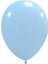 Balon 12" Baskı Makaron Mavi 100 Lü 1