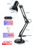 Akrobat Masa Lambası Yaylı Metal 360° Ayarlanabilir Çalışma Okuma Lambası Siyah 4