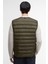 Reversible Down Filled Yelek OL72 Olive Multi 5