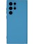 Newface Samsung Galaxy S22 Ultra Kılıf Nano Içi Kadife Silikon - Mavi 1