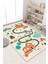 Makinede Yıkanabilir Kaymaz Taban Leke Tutmaz Yol Desenli Çocuk Odası Halısı Oyun Halısı 1