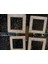 4'lü Gold Kare LED Plafonyer Avize 1