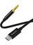 Mobilx Type-C To 3.5mm Aux Ses Kablosu – 1m, Stereo Destekli, Dayanıklı Örgülü Kablo 4