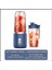 2 Bardaklı 6 Bıçaklı Çift Motorlu Ultra Güçlü Şarjlı Taşınabilir Smoothie Blender, Detoks Hazırlama Mikseri 4