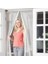 ® Pratik Manyetik Mıknatıslı Beyaz Kapı Pencere Sinekliği Tülü 90 x 210 cm 1