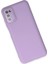 Newface Samsung Galaxy A03S Kılıf Lansman Glass Kapak - Lila 3