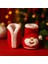 Yılbaşı, Noel Baba Kaydırmaz Taban Çıngıraklı Kırmızı Bebek Panduf 4