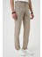 Comfort Beli Lastikli Rayon Karışımlı Bej Jogger Pantolon P 1194 3