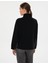 Kadın Siyah Comfort Fit Örme Hırka 50309108-VR046 5