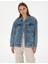 Kadın Açık Mavi Oversize Jean Ceket 50308527-VR003 1