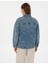 Kadın Açık Mavi Oversize Jean Ceket 50308527-VR003 5