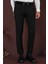 P 1136 Slim Fit Siyah Klasik Pantolon 3