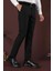 P 1136 Slim Fit Siyah Klasik Pantolon 5
