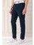 Comfort Fit Beli Lastikli Yan Cep Lacivert Jogger Pantolon P 1150 3